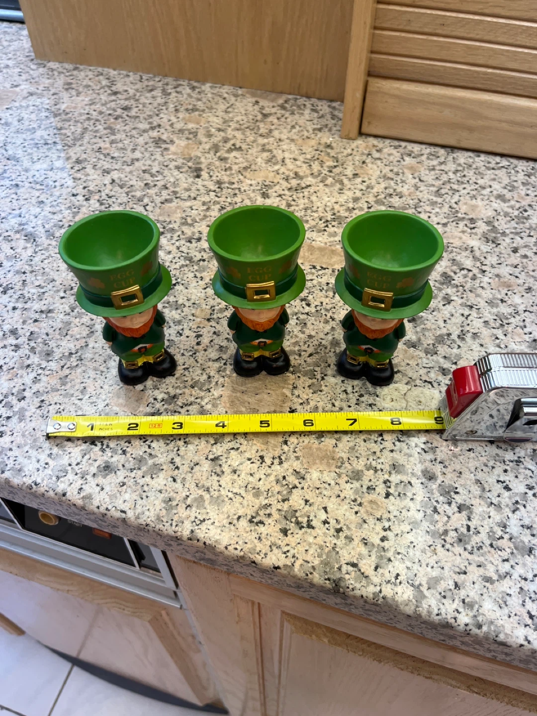 Set of 3 Leprechaun Egg Clip