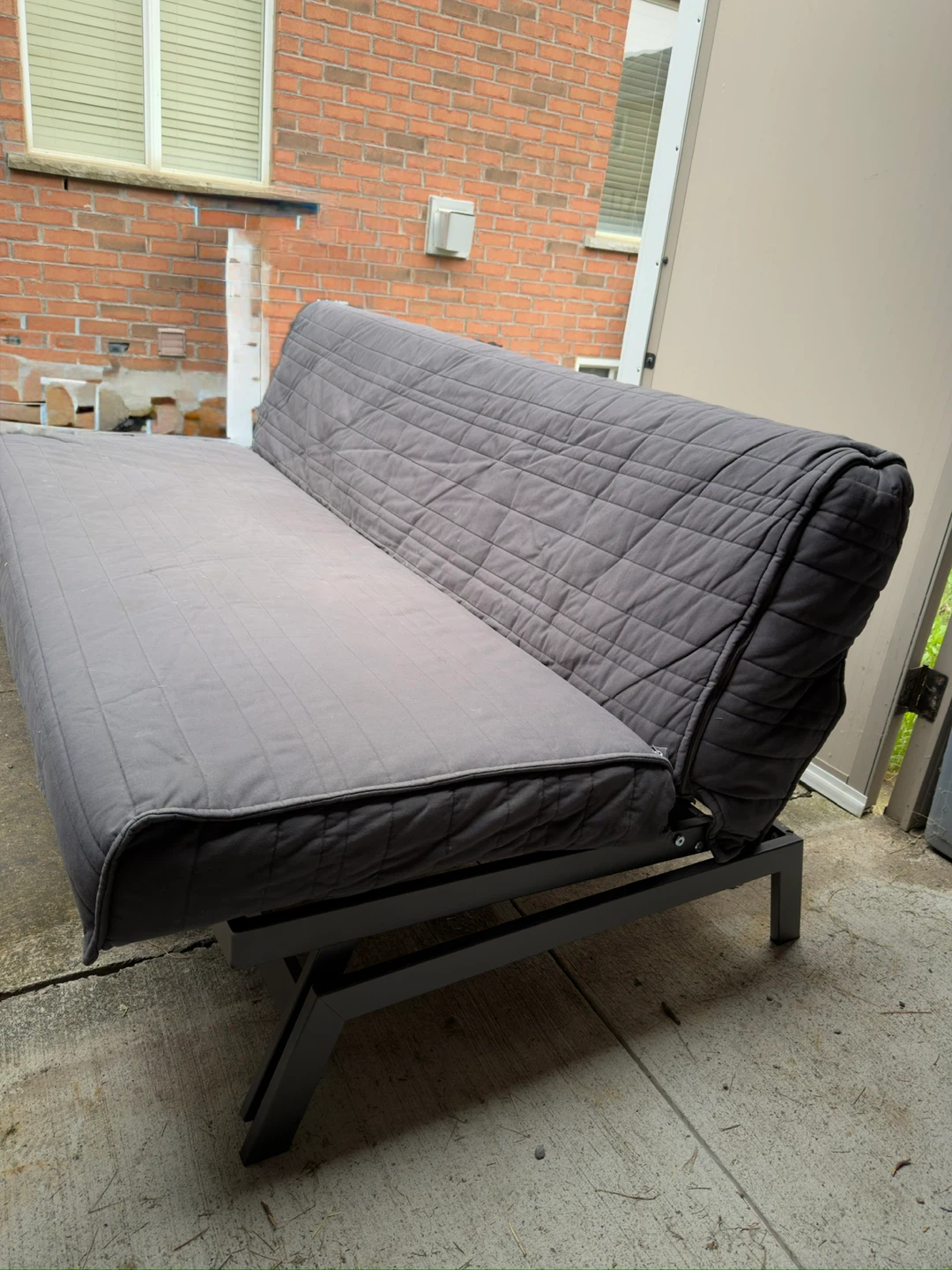 Grey Futon Sofa Bed