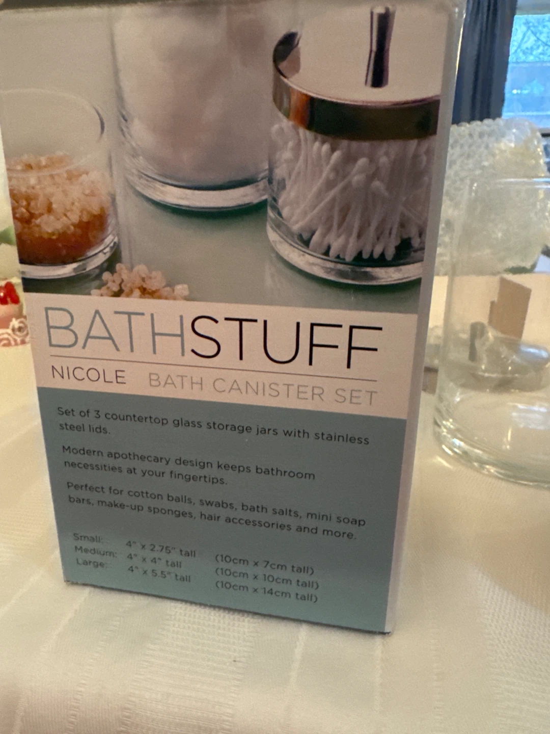 Bath Stuff Nicole Bath Canister Set - 3 Piece - photo 3