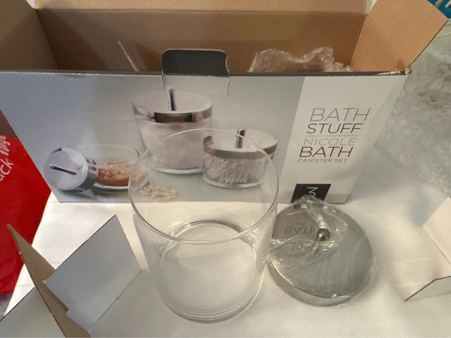 Bath Stuff Nicole Bath Canister Set - 3 Piece - photo 2