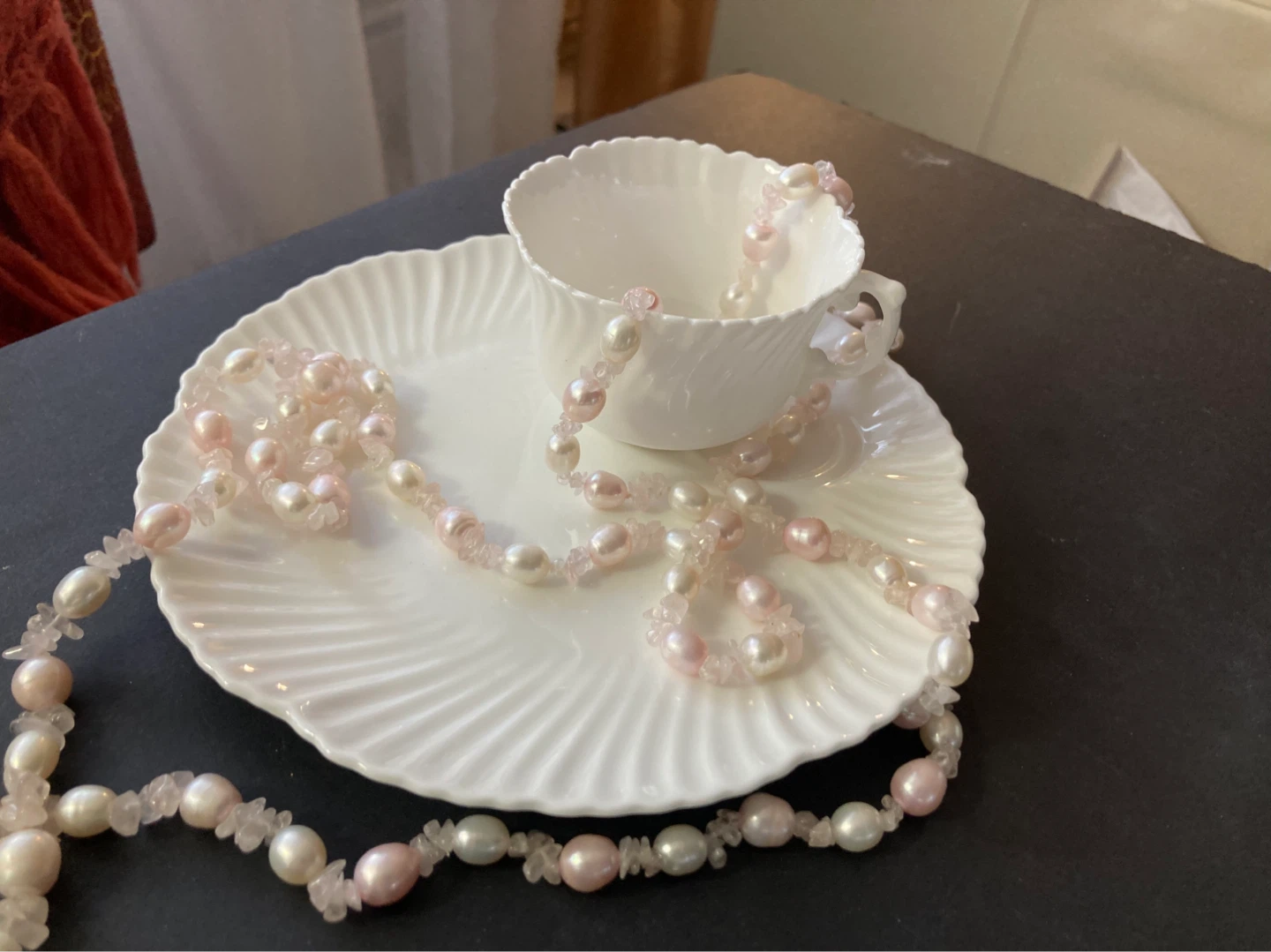 Hammersley White cup and luncheon