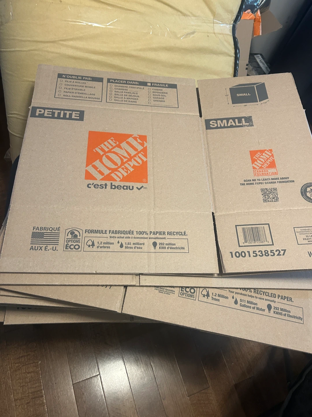 Home Depot & RONA Moving Boxes