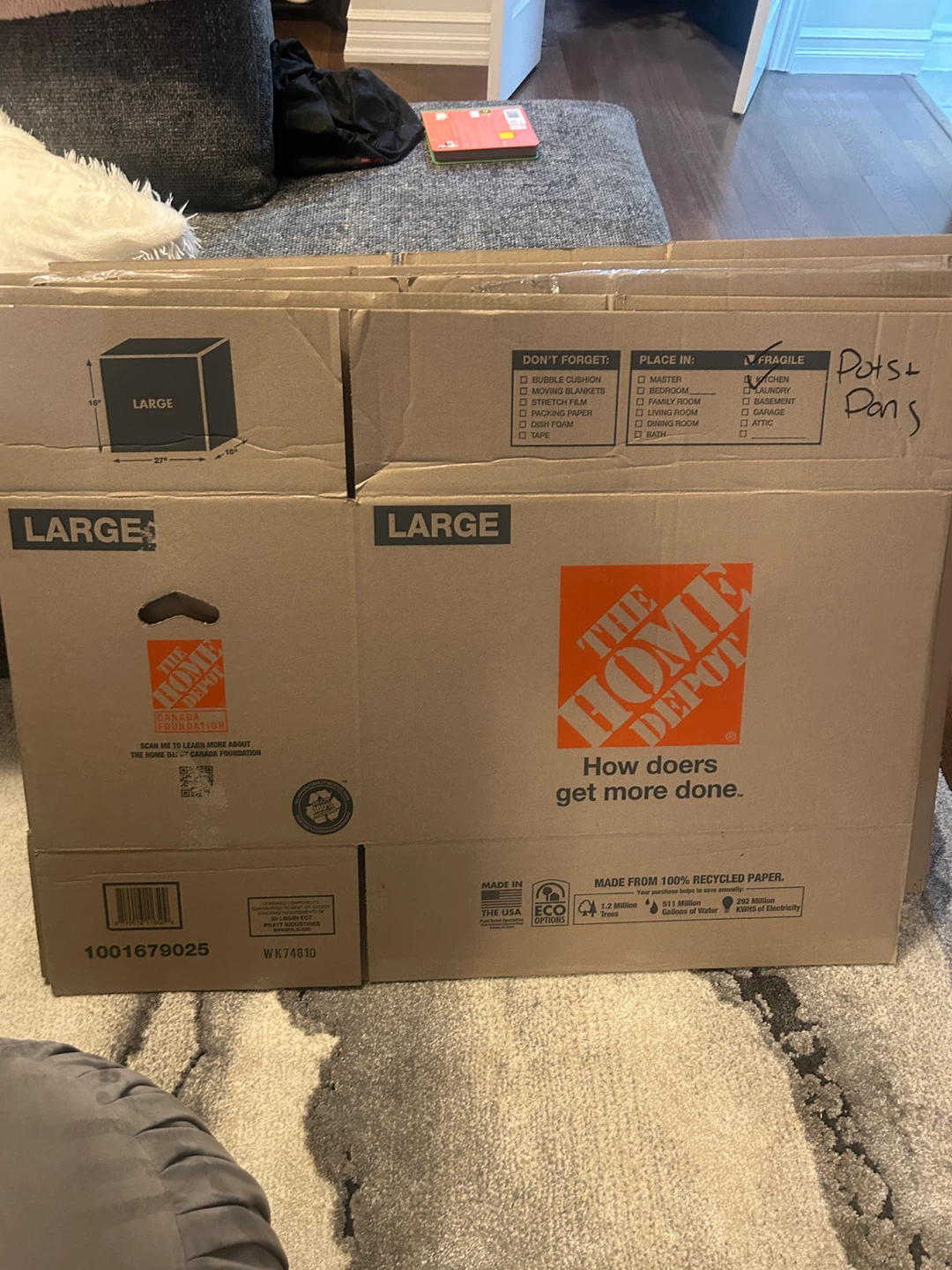 Home Depot & RONA Moving Boxes - photo 3