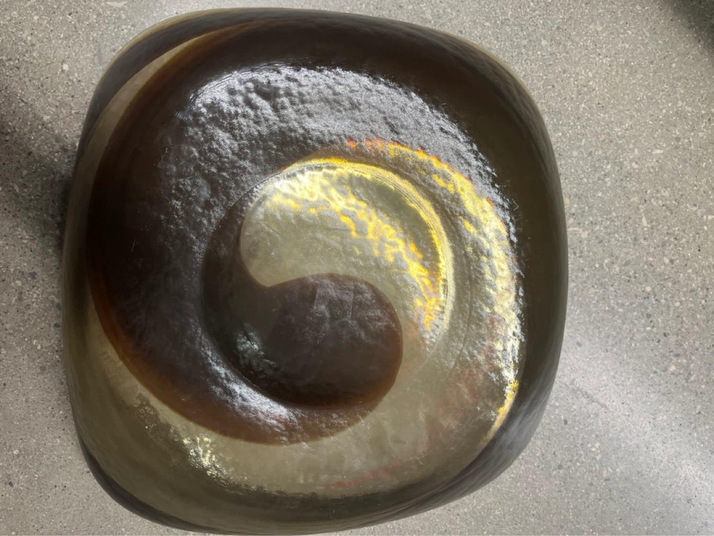 Glass Swirl Decorative Bowl - photo 2
