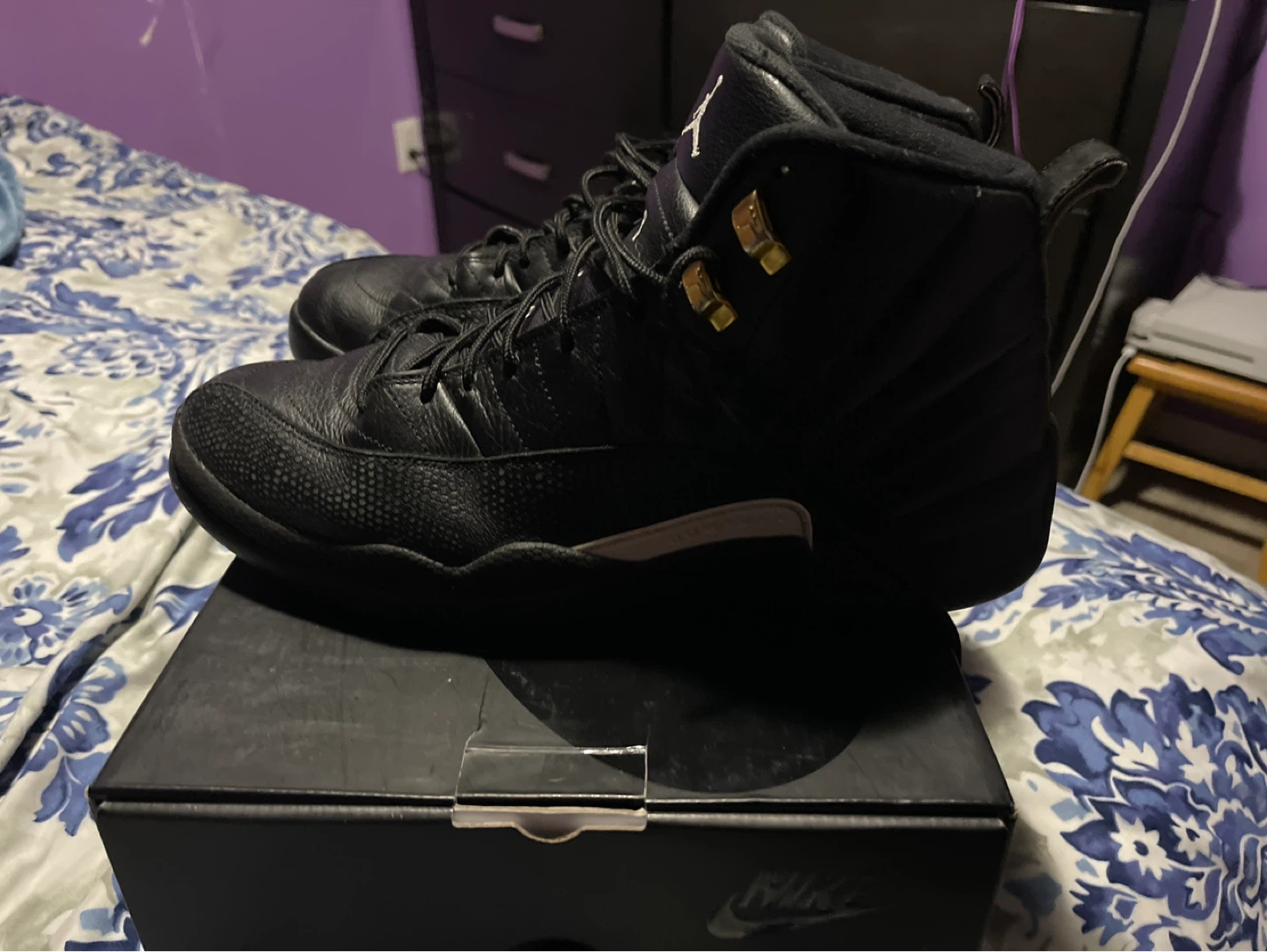 Nike Air Jordan 12 "Dark Concord" Shoes Size 11 - photo 2