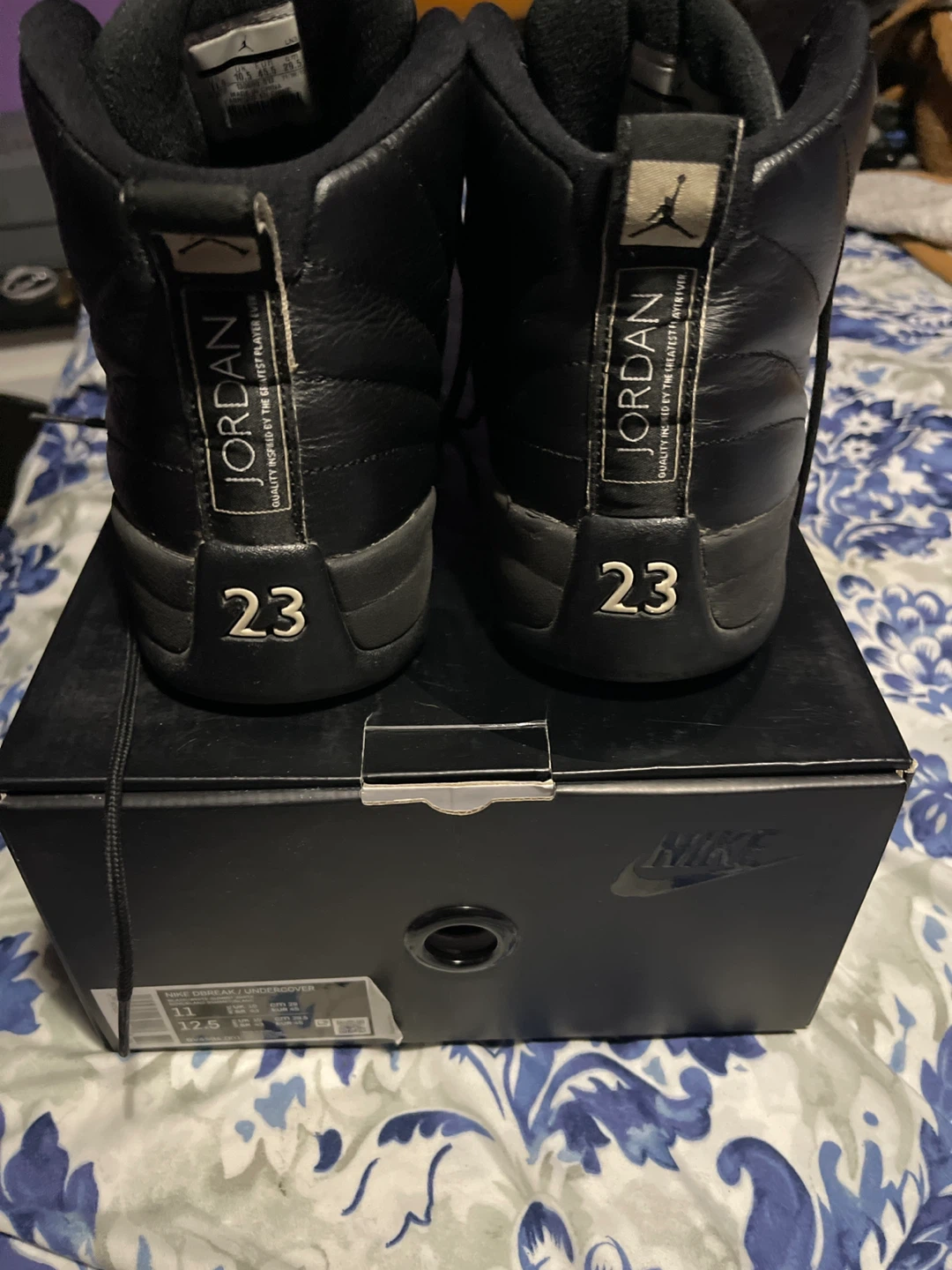Nike Air Jordan 12 "Dark Concord" Shoes Size 11 - photo 3