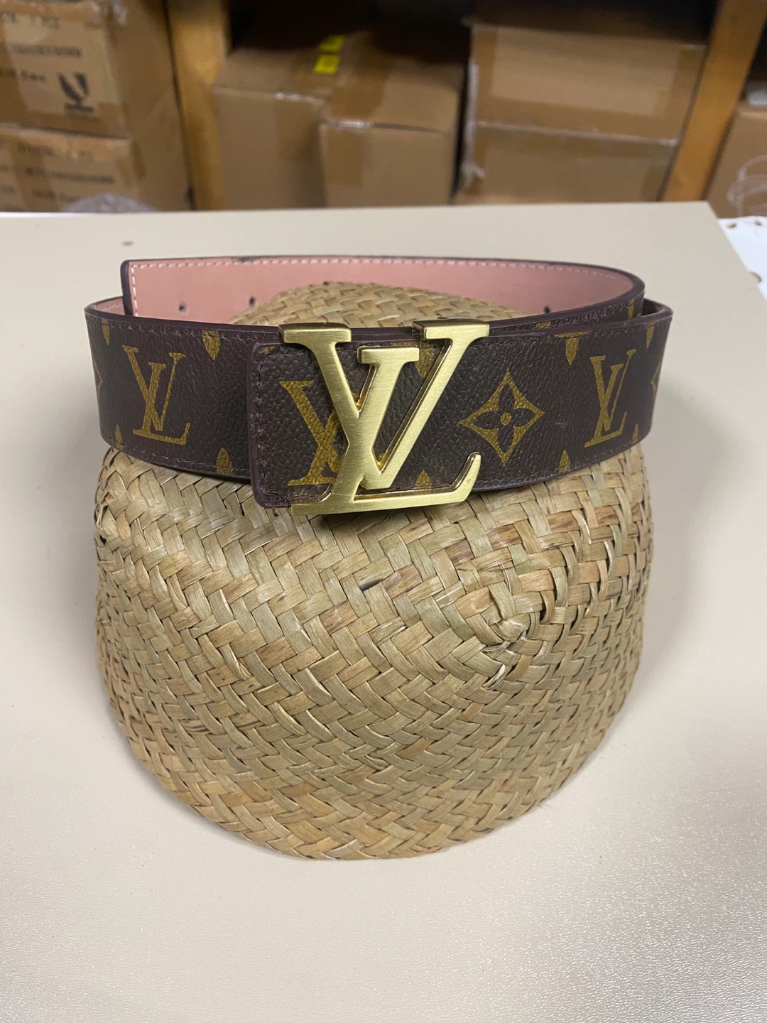 Monogram Belt Size 95/38