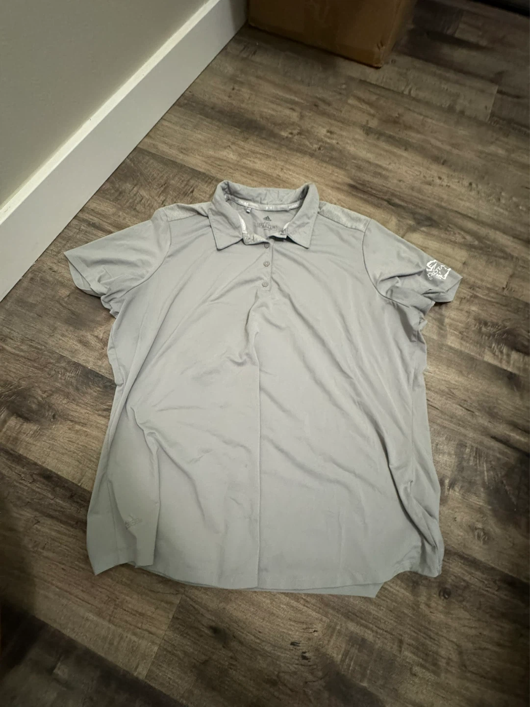 Adidas 2XL Golf Polo Shirt - Grey- Dakota Dunes