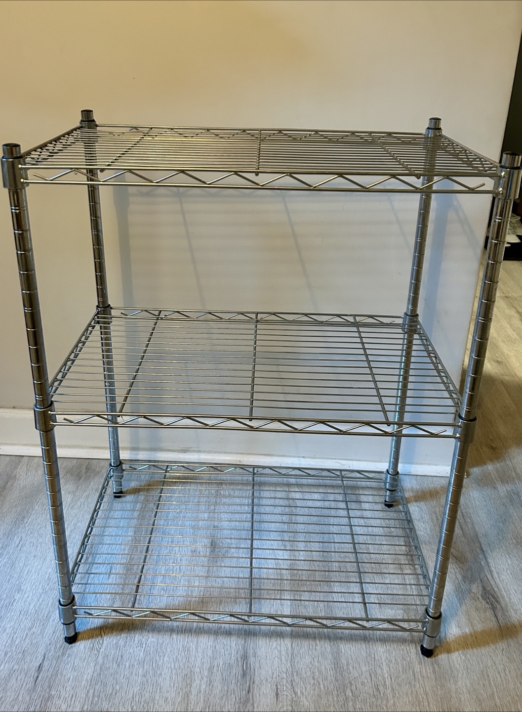 Amazon Basics 3-Shelf Wire Shelving Rack - photo 2