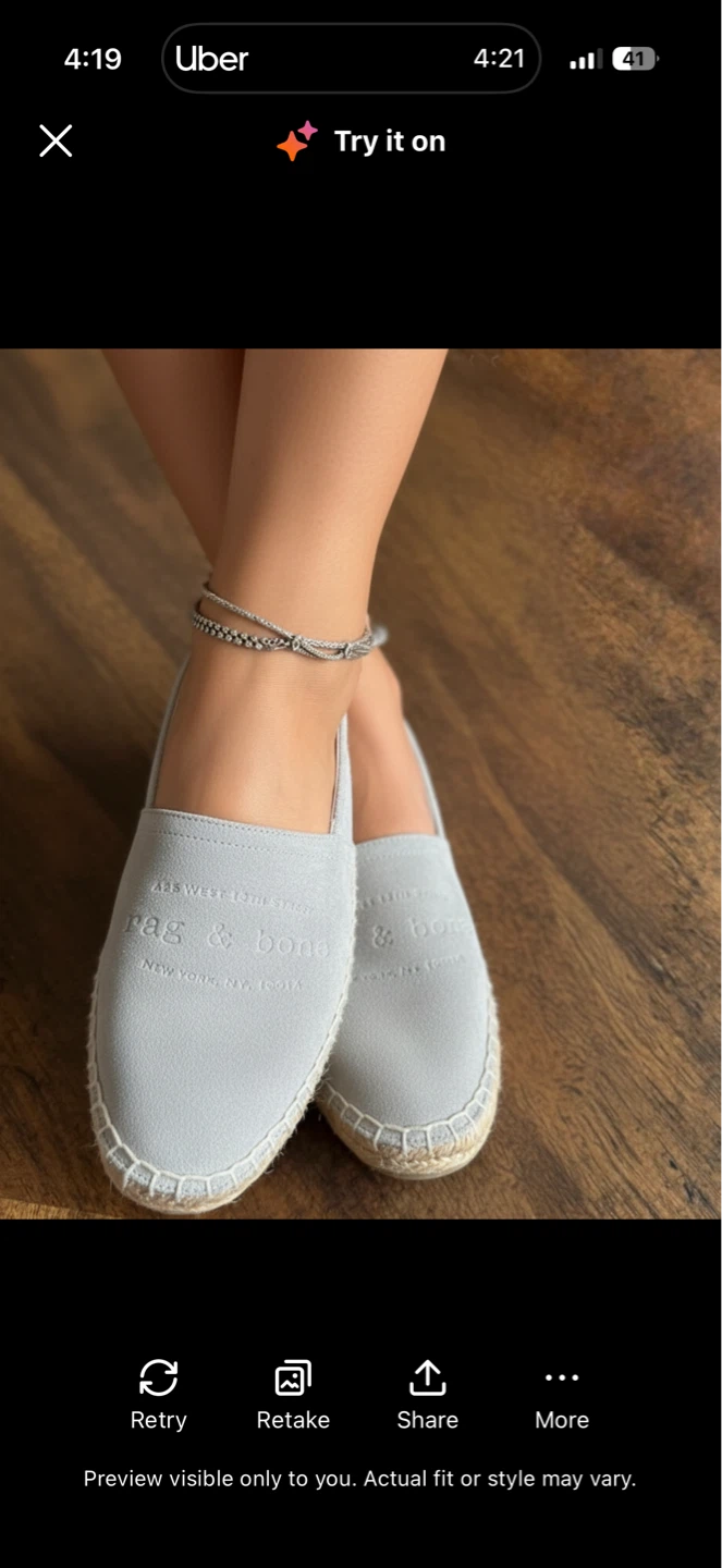 Rag & Bone Suede Espadrille Flats