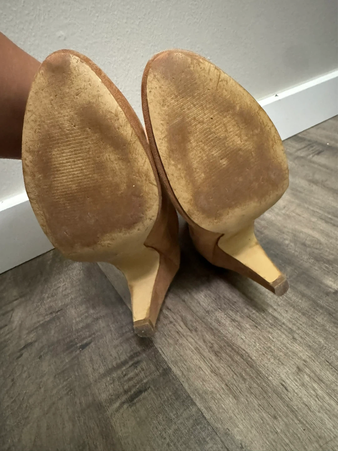 Women's Tan Suede Ankle Boots - photo 3