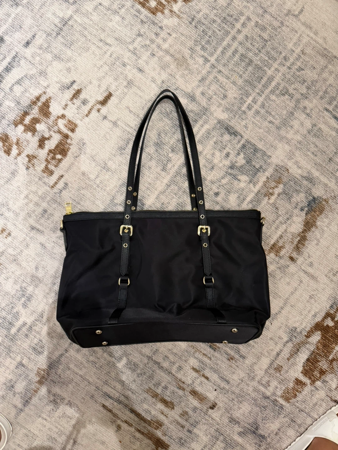 Prda Black Nylon Tote Bag - photo 2