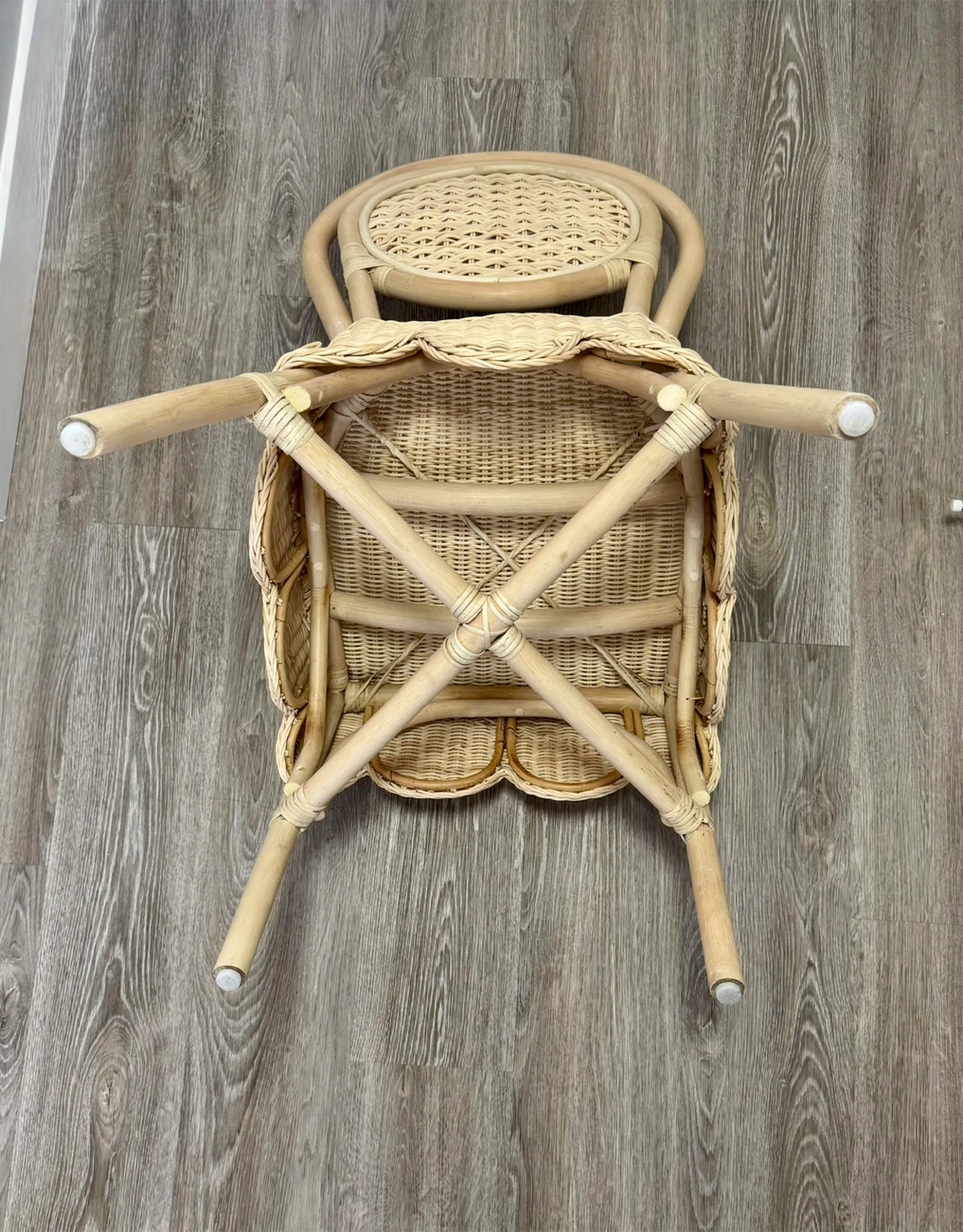 Pair of Rattan Bistro Chairs - photo 5