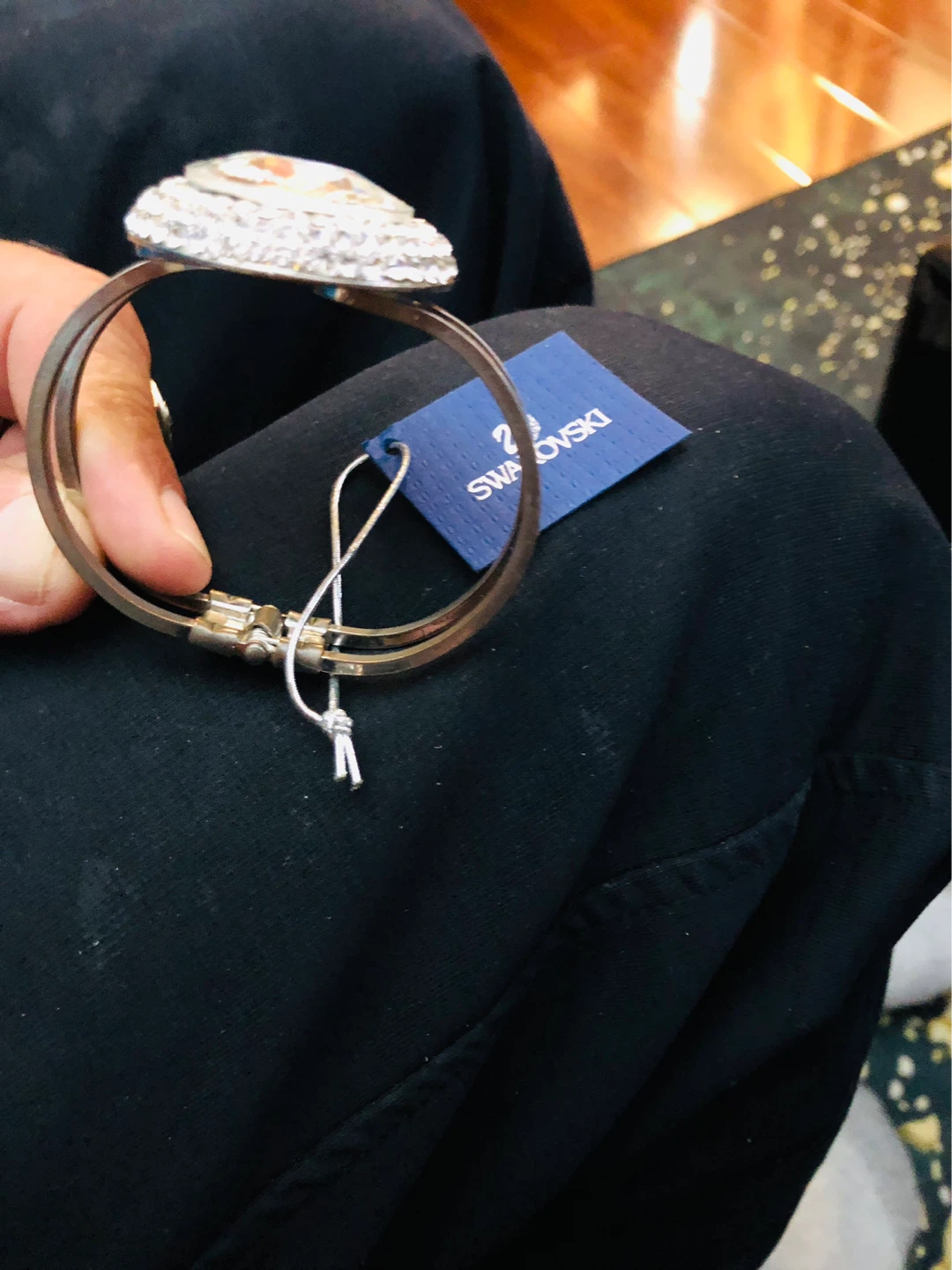 Swarovski Crystal Bangle Bracelet - photo 3