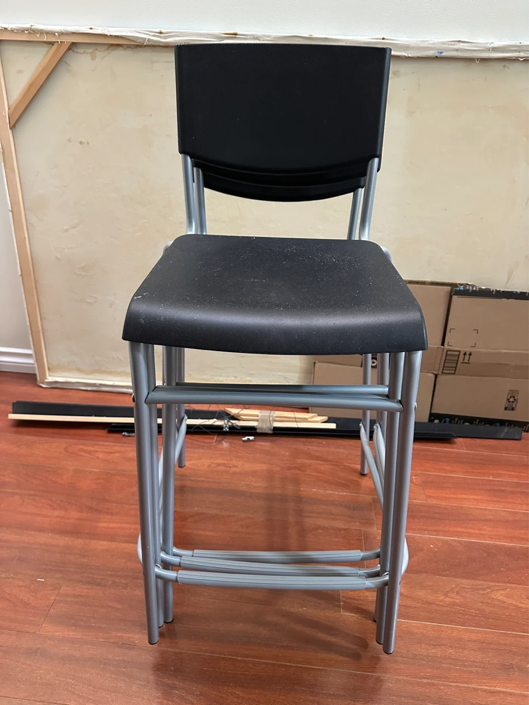 Black Bar Stools - Set of 3 - photo 2