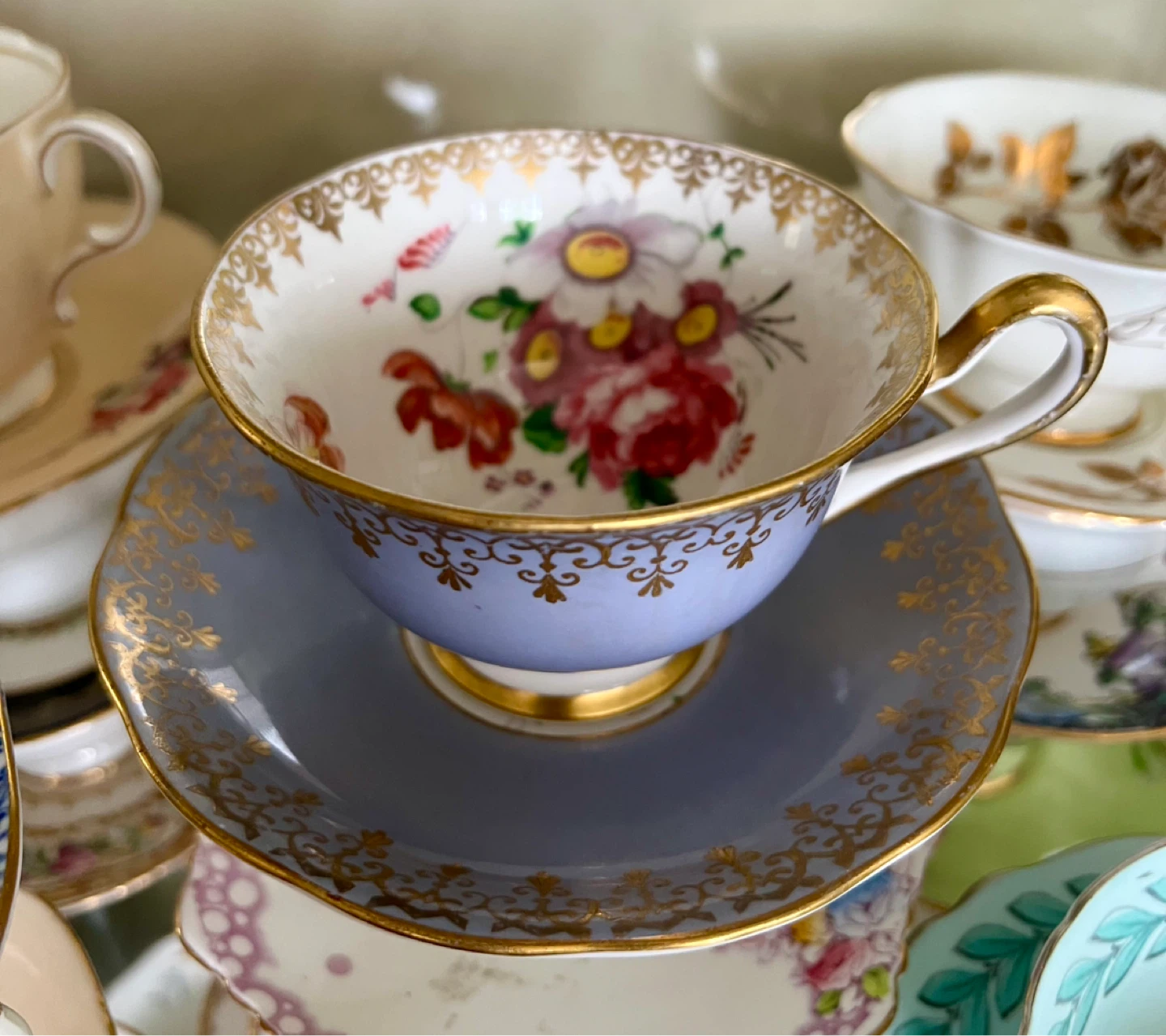 Vintage Royal Albert Bone China Teacup and Saucer Set