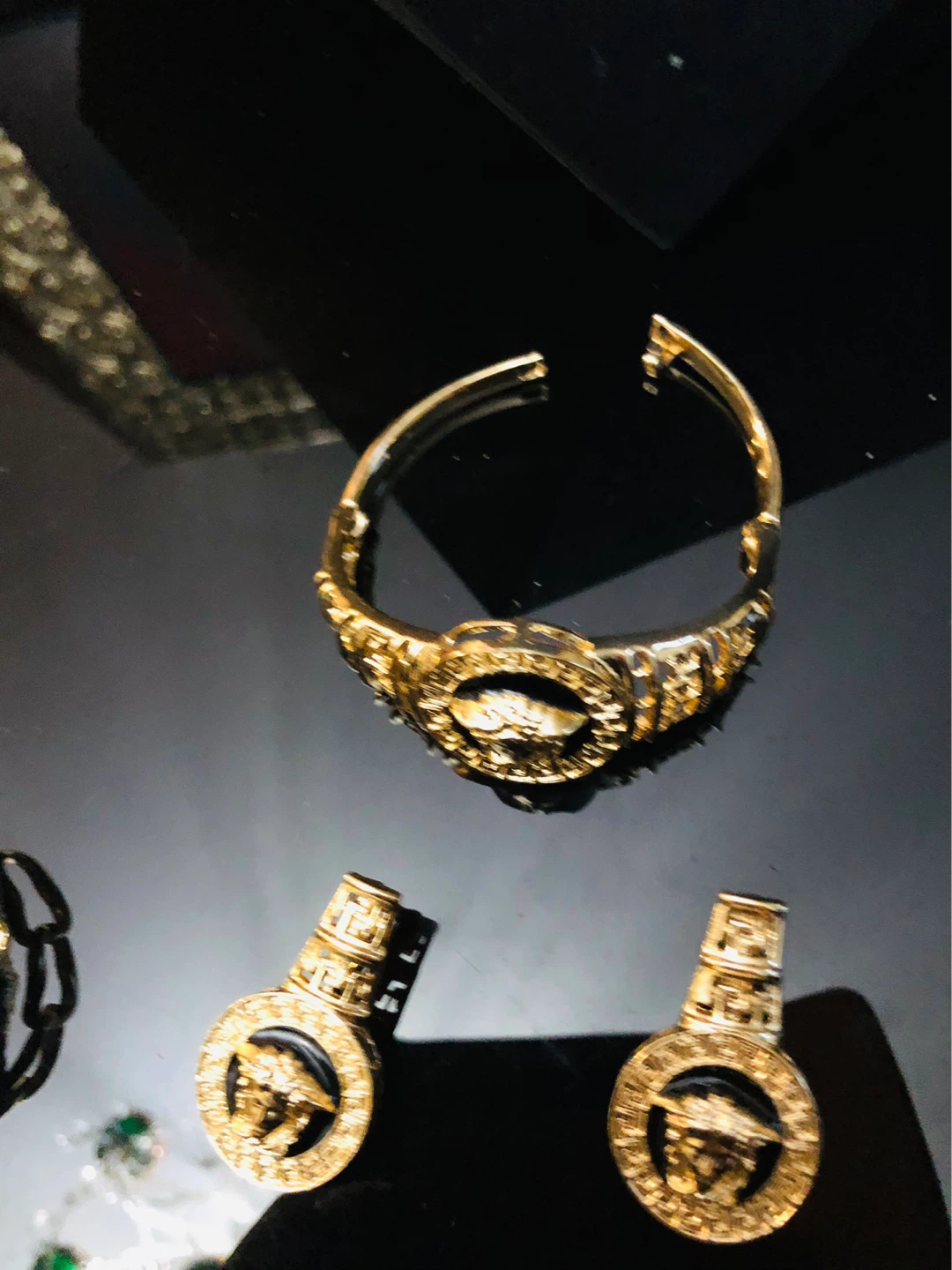 Versace Medusa Head Bracelet and Earring Set - photo 3