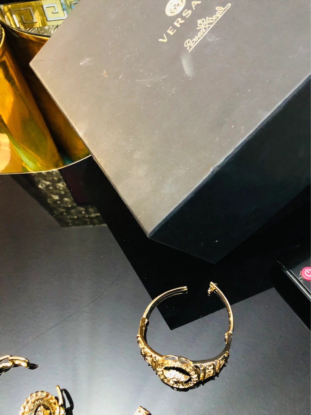 Versace Medusa Head Bracelet and Earring Set - photo 4