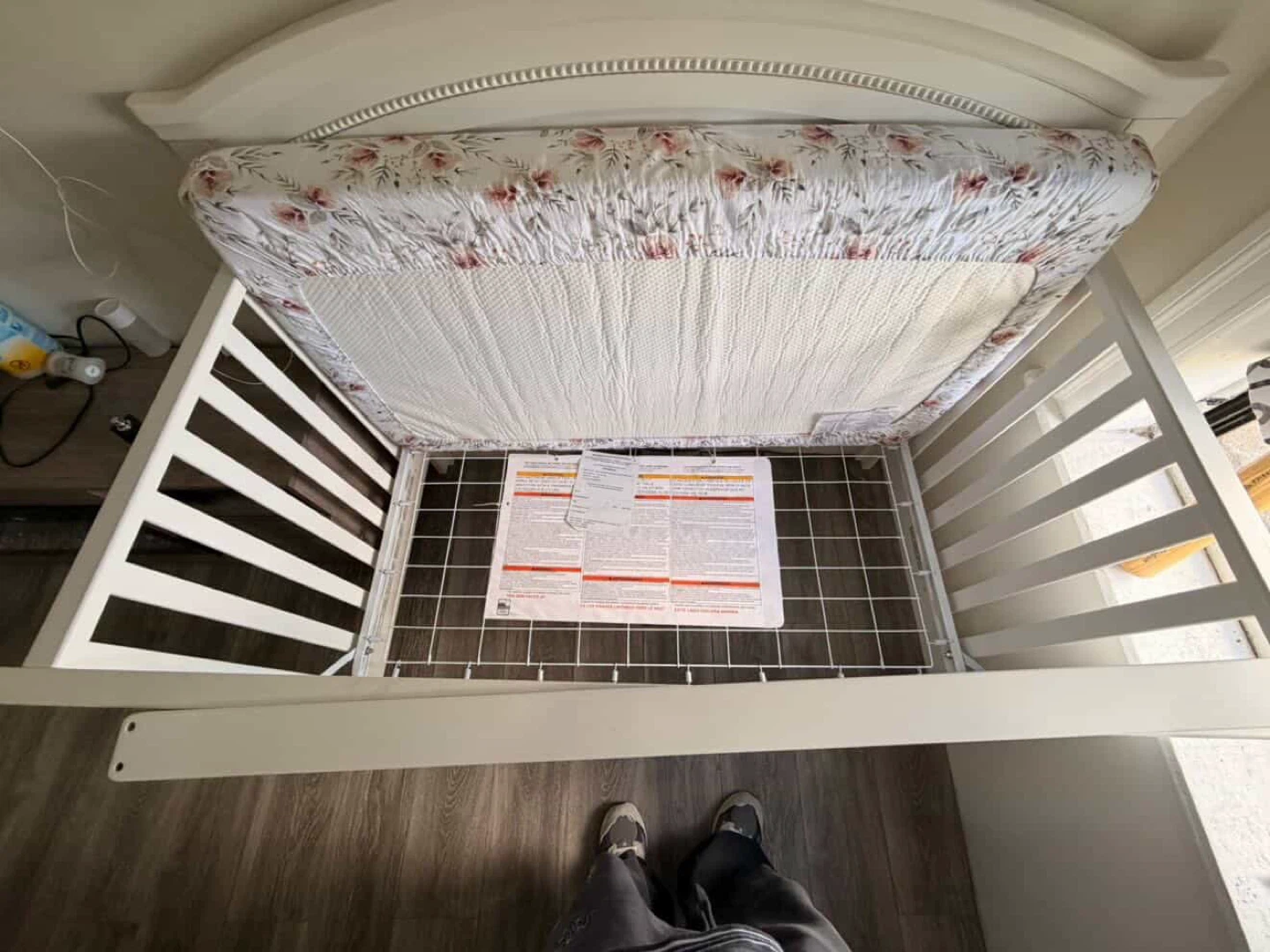 *never used* Simmons slumber time crib - photo 4