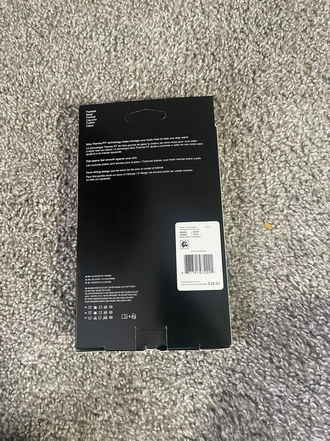Nike Pro Therma-FIT Hood - Black - photo 2