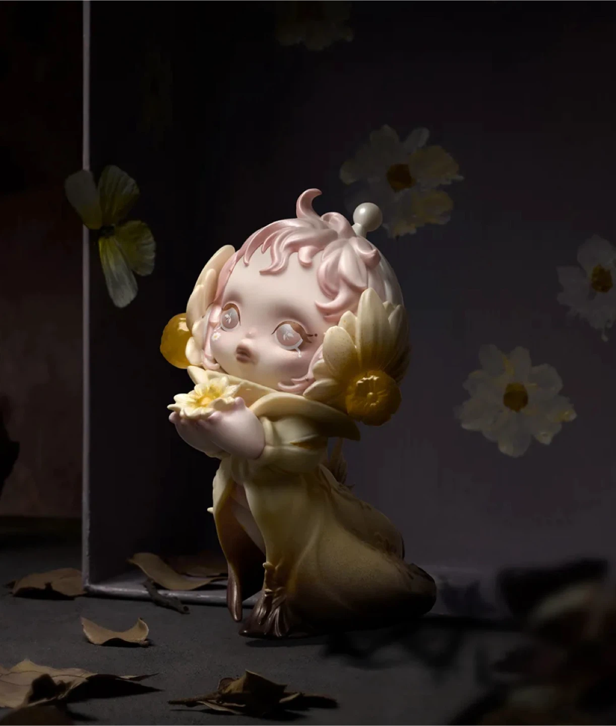 Skullpanda - petals in four acts - withered innocence - pop mart