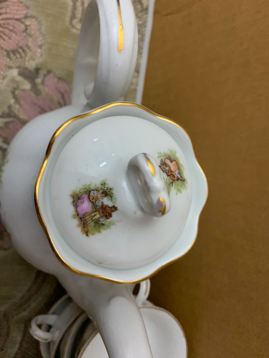Vintage Carlsbad Porcelain tea set for 10 person - photo 2