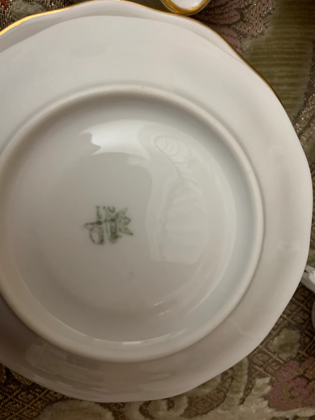 Vintage Carlsbad Porcelain tea set for 10 person - photo 3