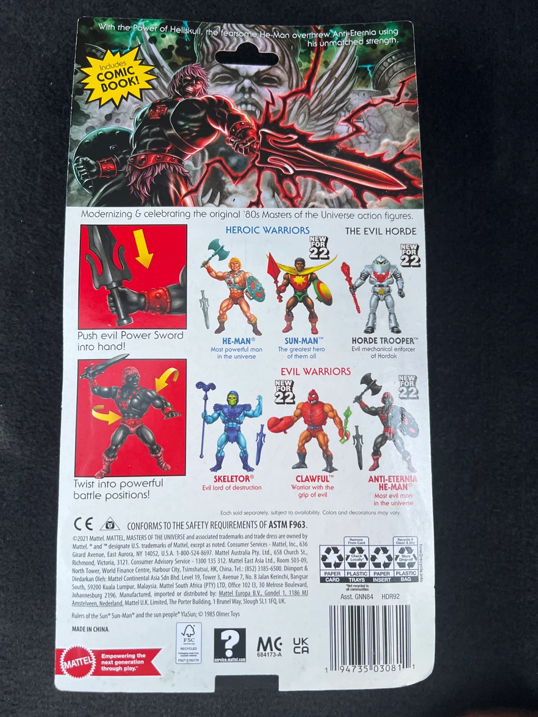 Masters of the Universe Anti-Eternia He-Man Action Figure - photo 2