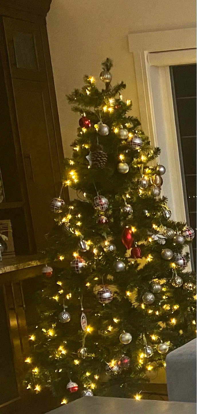 Holiday Living 6.5 ft Pre-Lit Fairmont Pine Tree