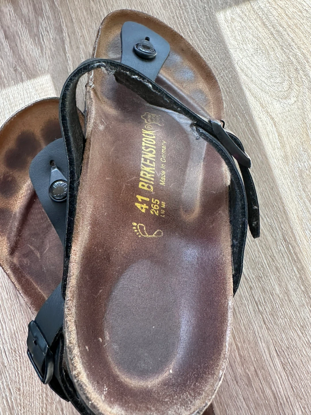 Birkenstock Gizeh Sandals Size 41 Black - photo 2