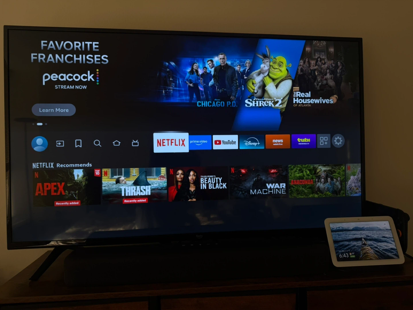 43 inch 4K Fire TV + Fire TV Soundbar 2.0 COMBO DEAL