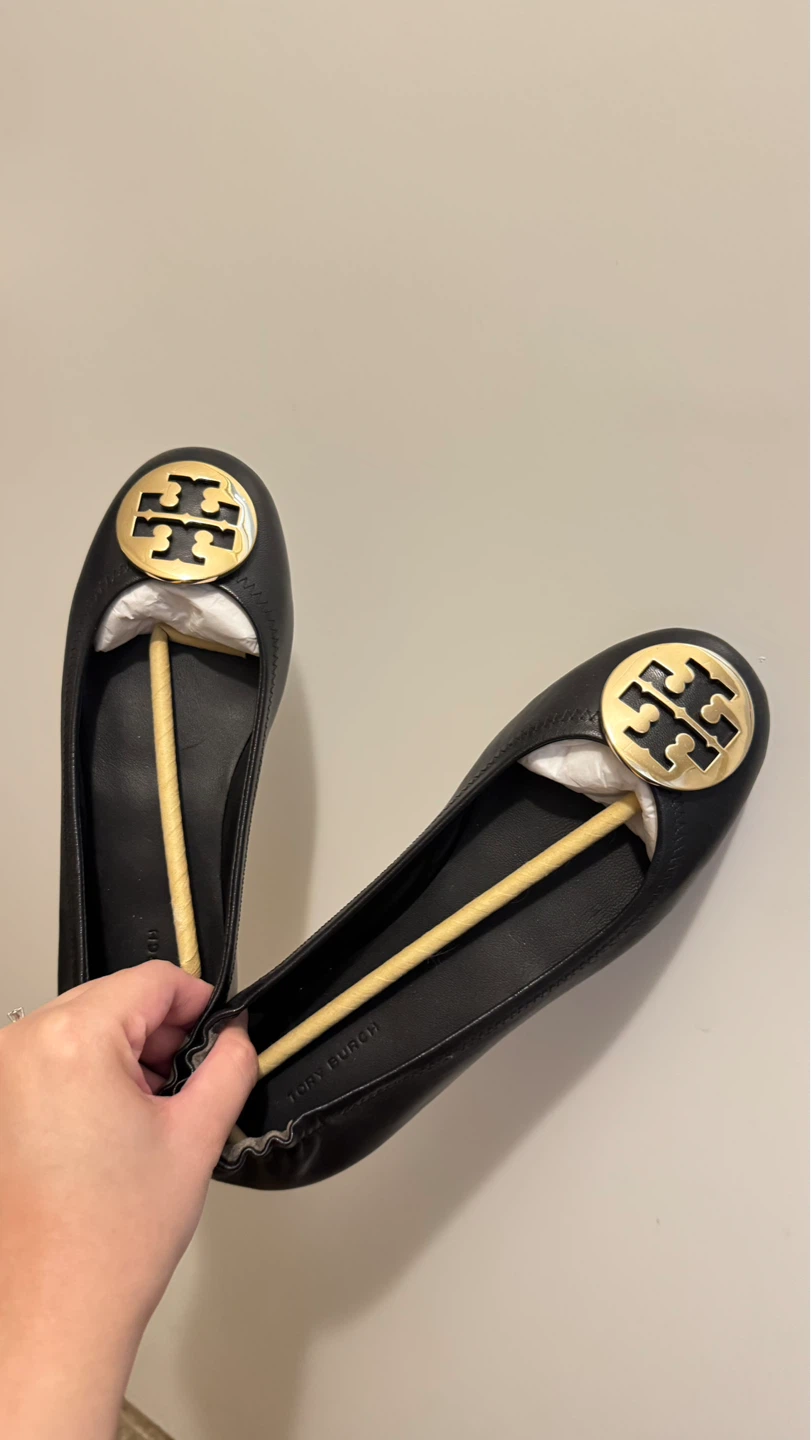 Minnie Travel Ballet Shoes Tory Burch AUTHENTIC with dust bag