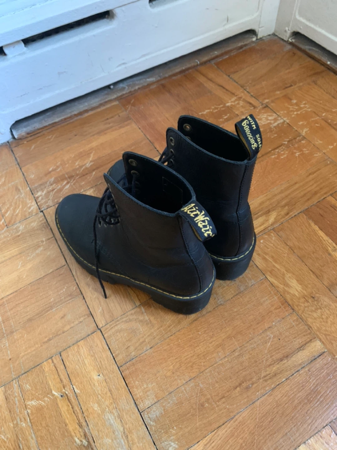 Dr. Martens Shriver Hi Platform Boots - Black - Women’s US 7 - photo 4