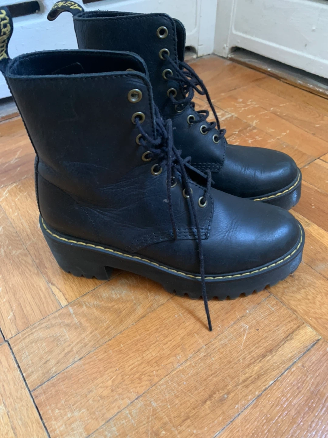 Dr. Martens Shriver Hi Platform Boots - Black - Women’s US 7 - photo 2