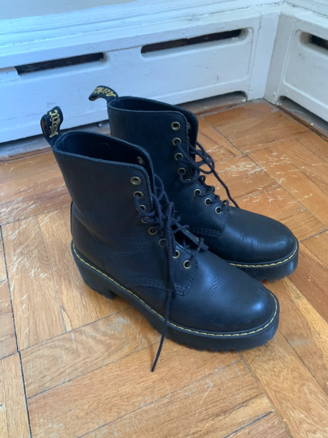 Dr. Martens Shriver Hi Platform Boots - Black - Women’s US 7