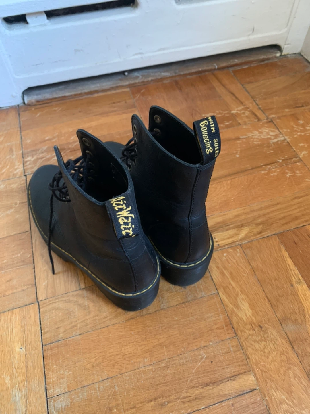 Dr. Martens Shriver Hi Platform Boots - Black - Women’s US 7 - photo 5