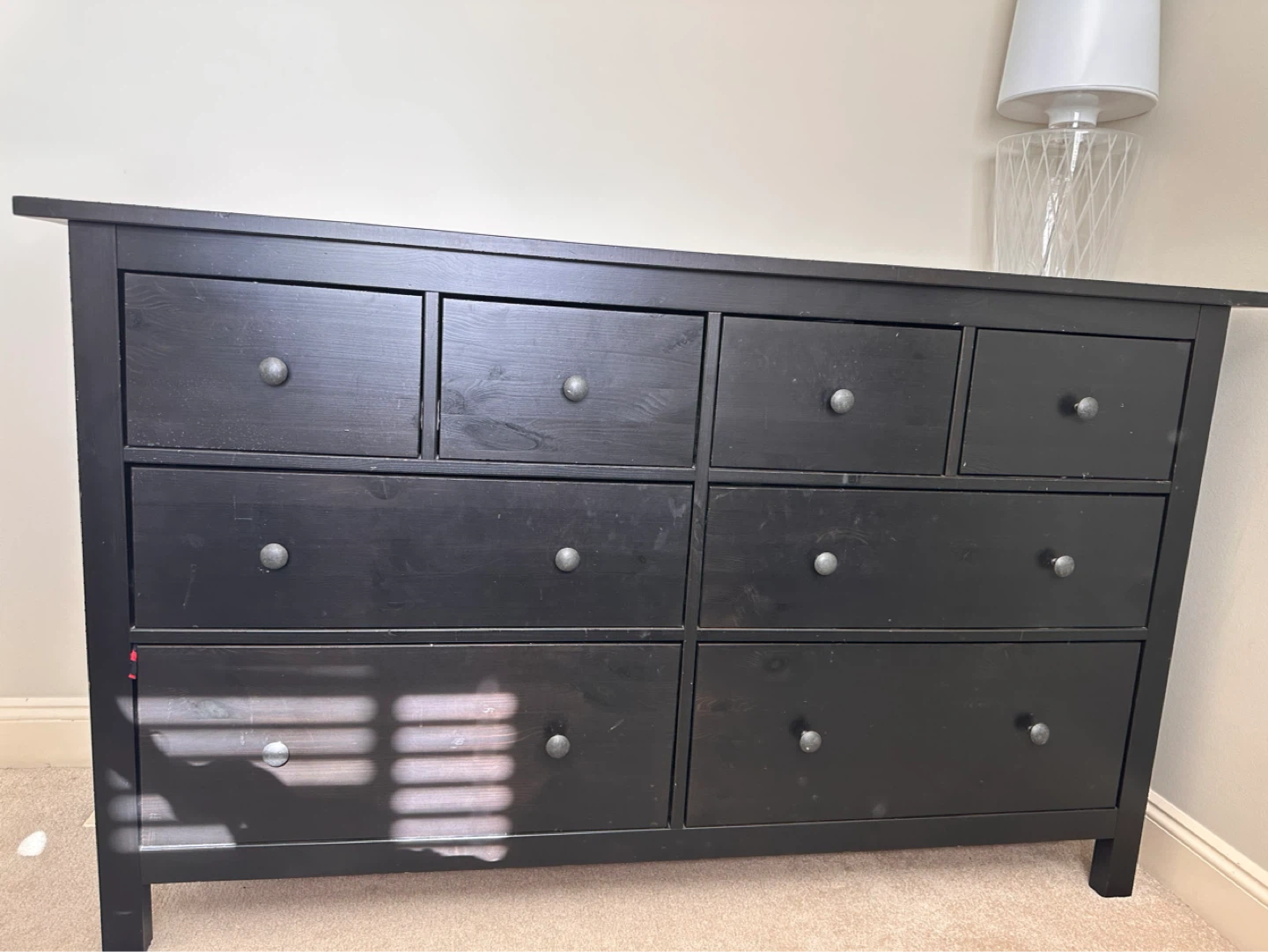 Black 8-Drawer Dresser - photo 2