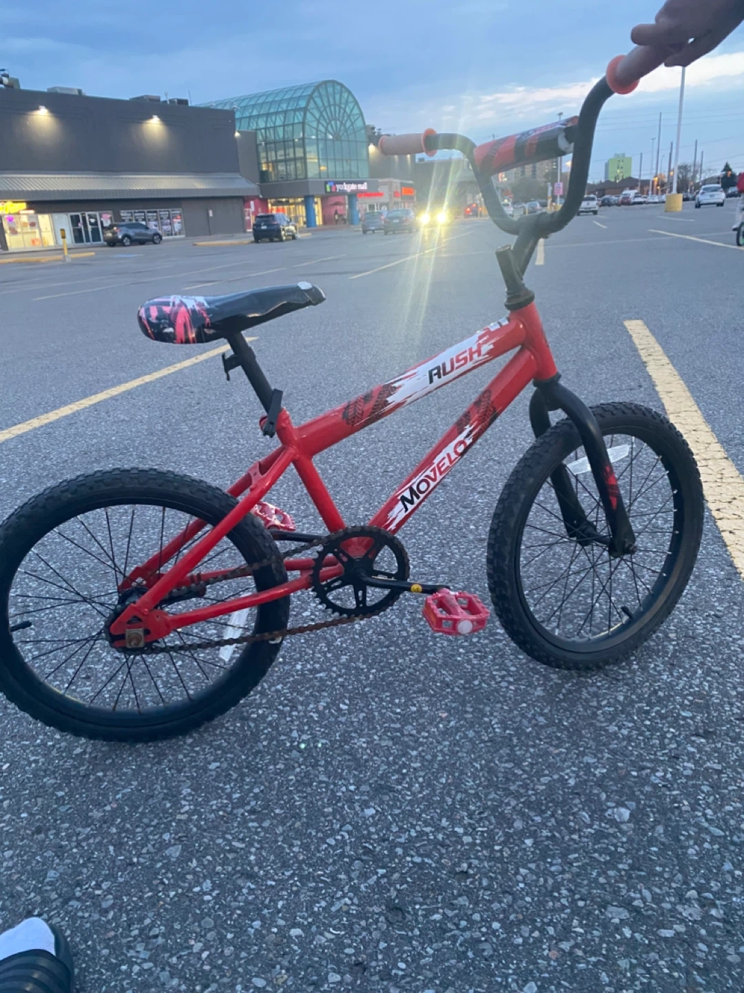 Red MOVELO RUSH BMX Bike