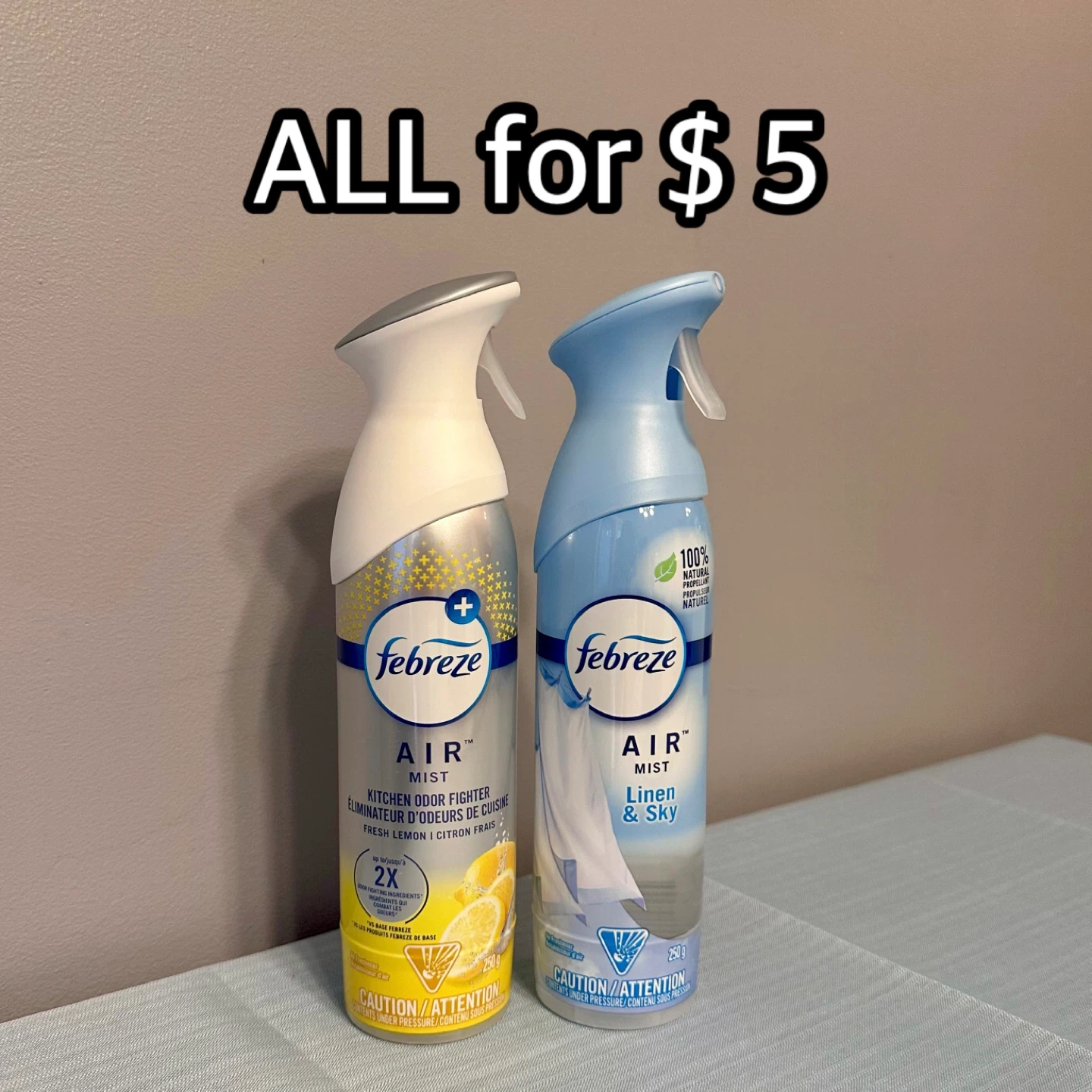 Brand New Febreze Air Mist
