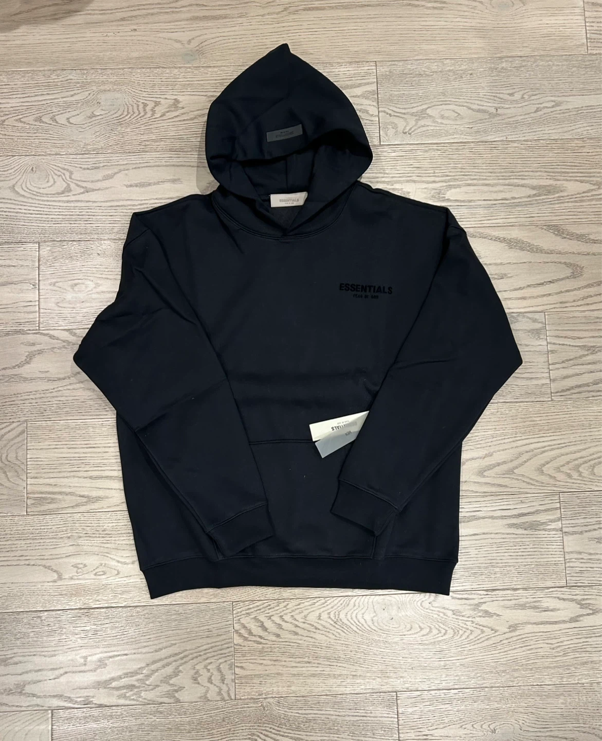 Fear of God Essentials Hoodie Black