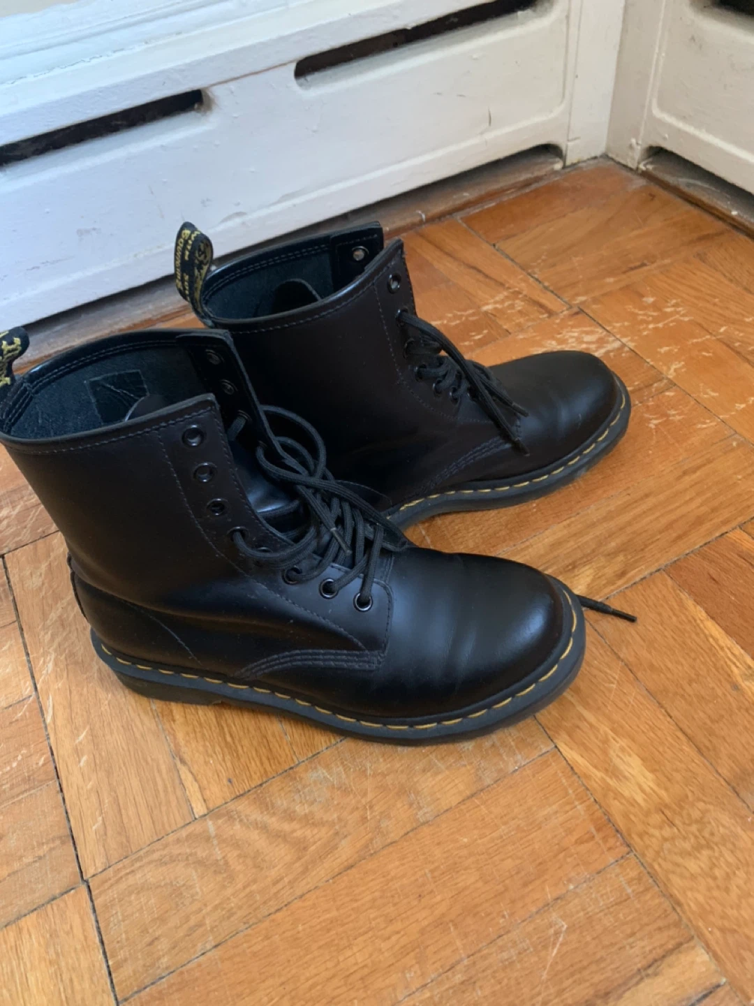 Dr. Martens 1460 Women's Leather Boots - Black - Size US 7 - photo 3