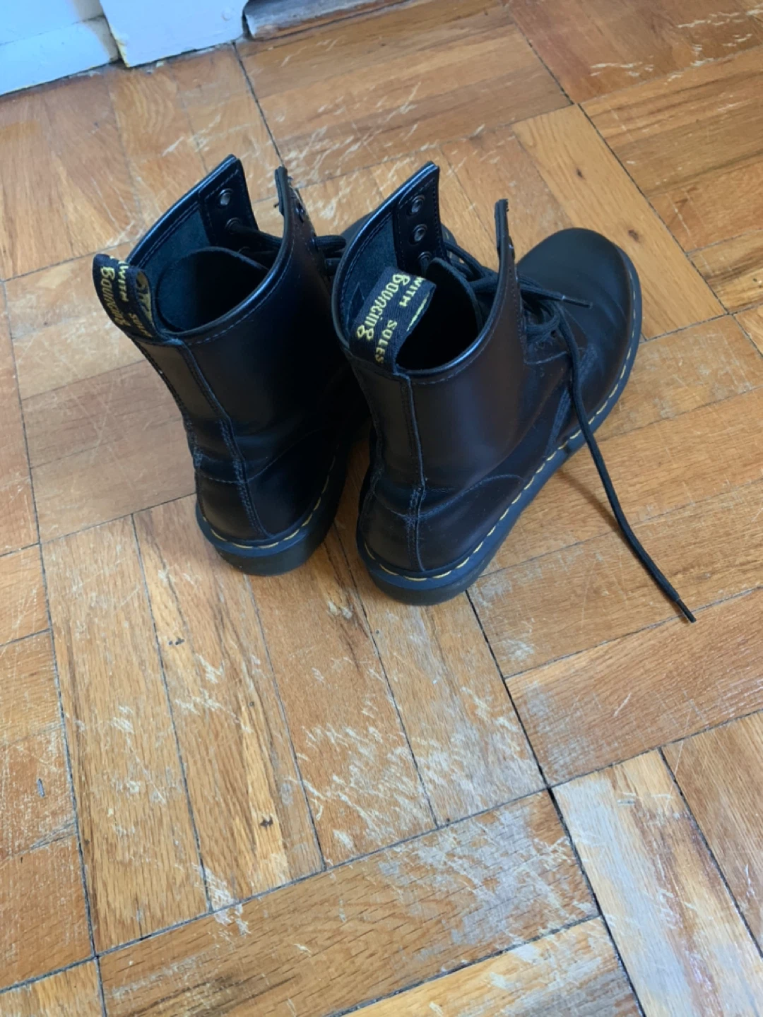 Dr. Martens 1460 Women's Leather Boots - Black - Size US 7 - photo 5