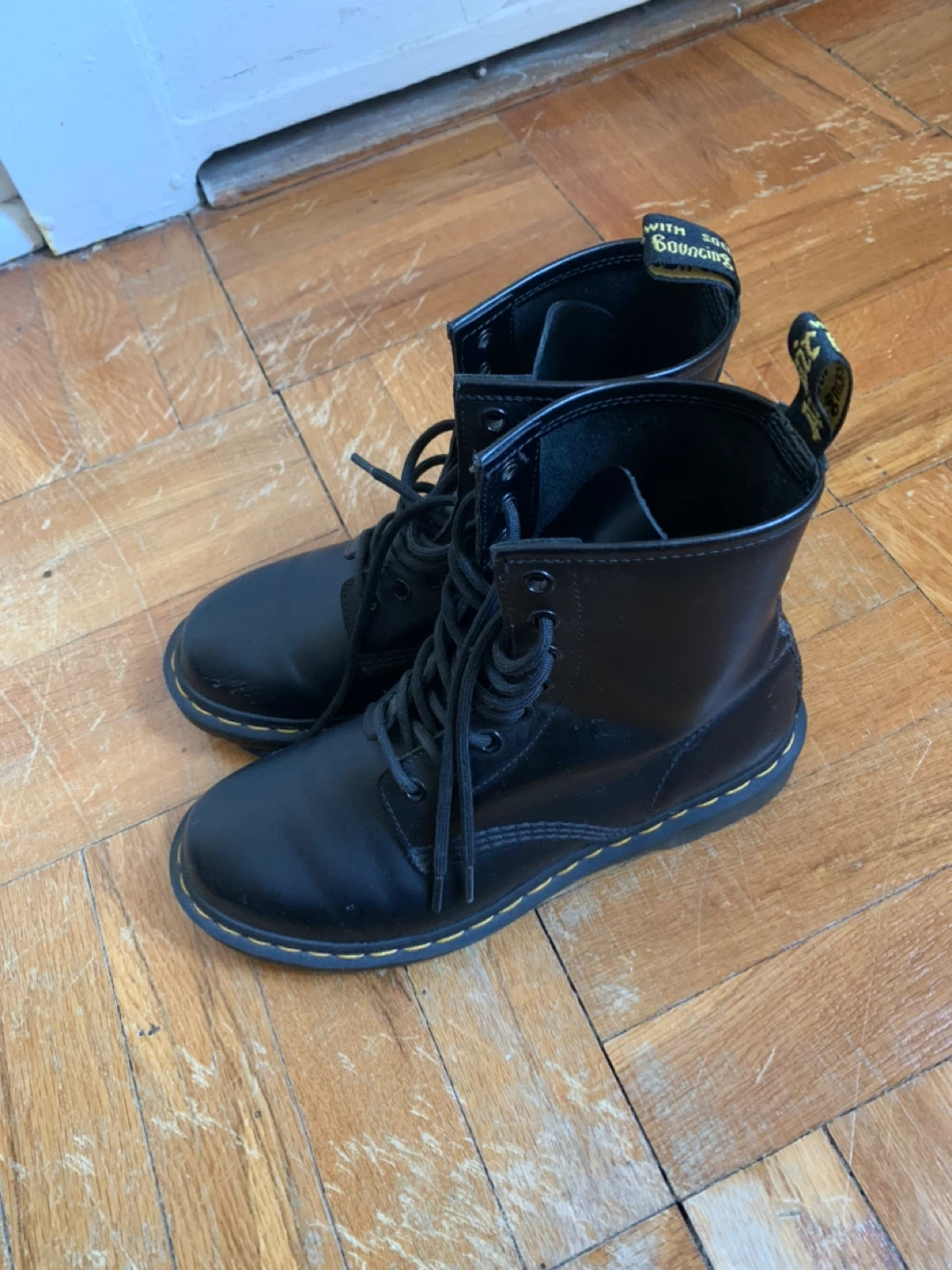 Dr. Martens 1460 Women's Leather Boots - Black - Size US 7 - photo 4