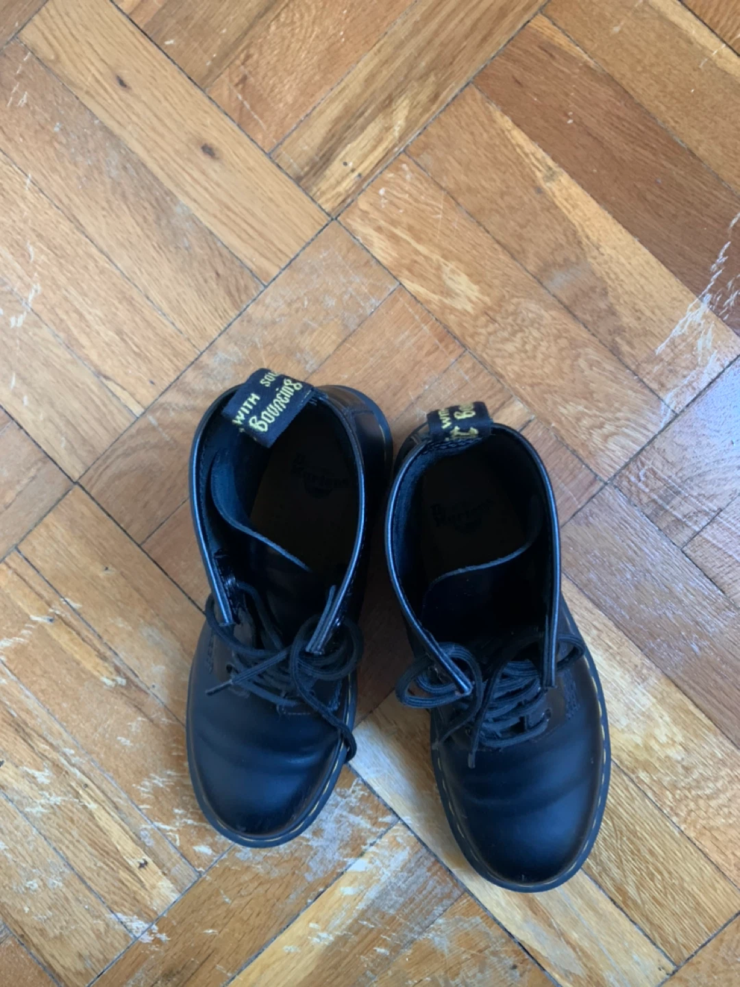 Dr. Martens 1460 Women's Leather Boots - Black - Size US 7 - photo 2