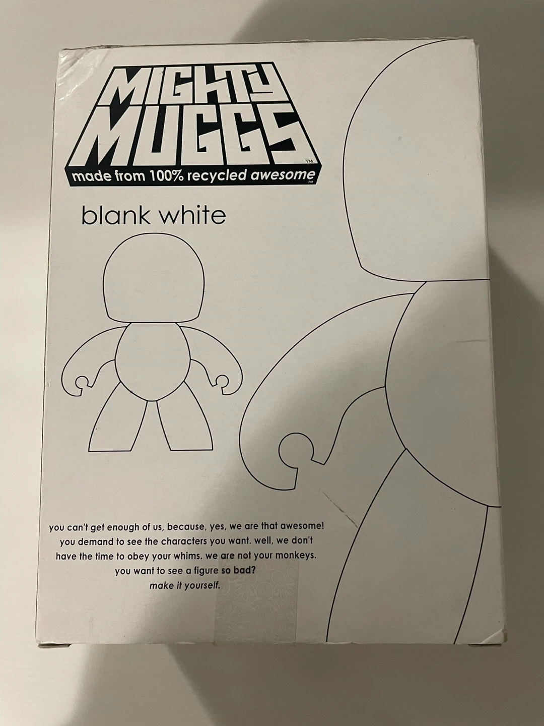 Mighty Muggs Blank White Figure - photo 3
