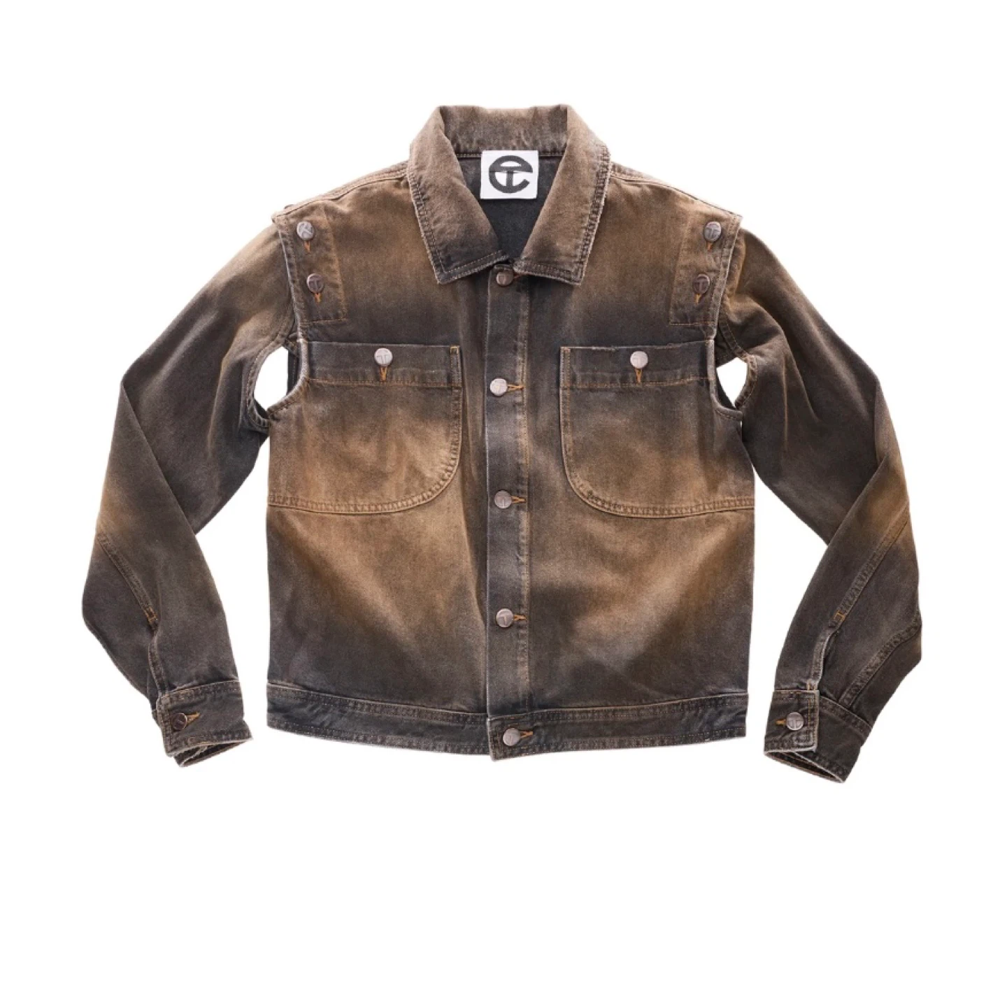 Telfar Dirty Detachable Jean Jacket