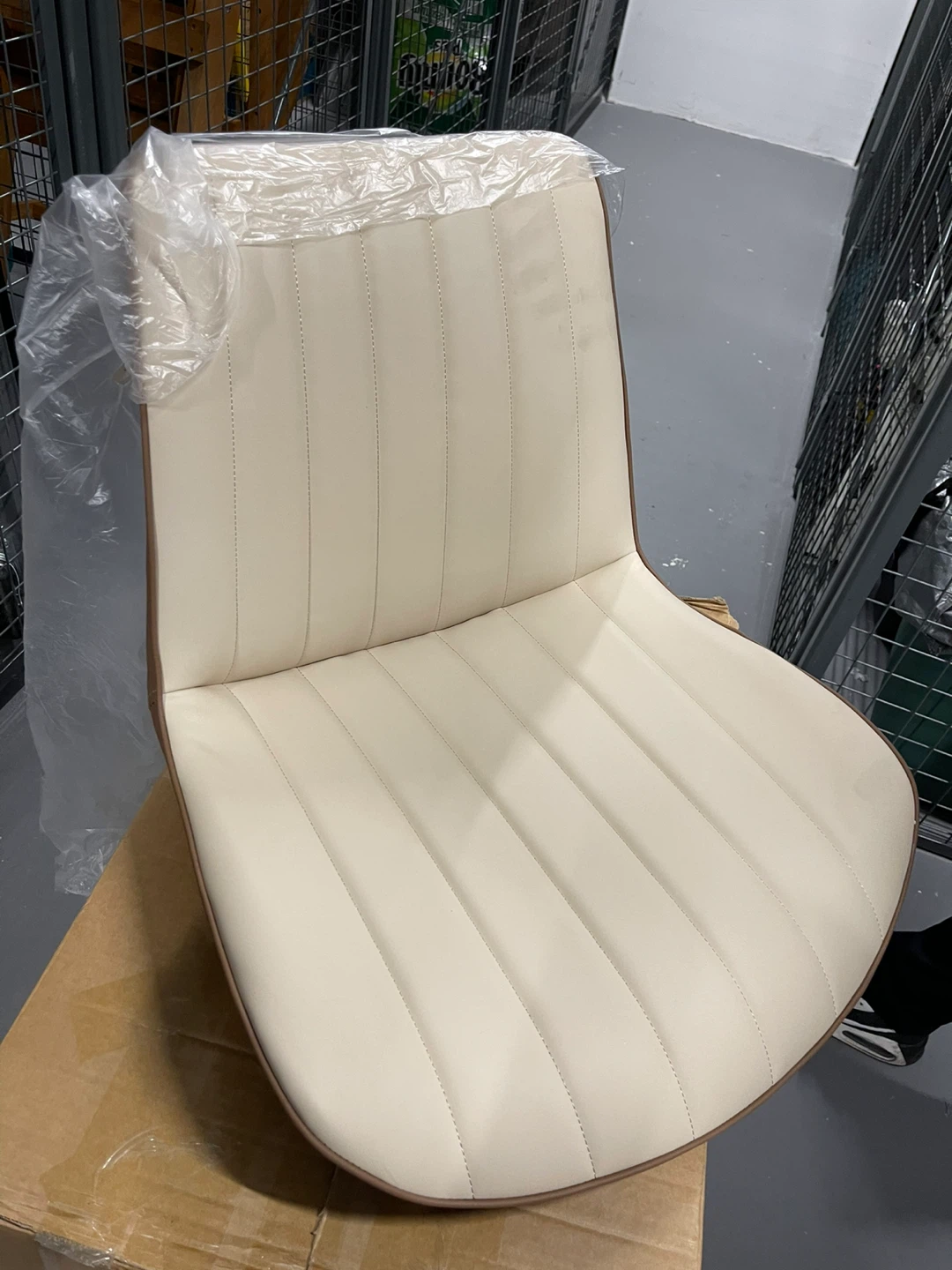 Kidol & Shellder Set of 2 Khaki Upholstered Dining Chairs - photo 2
