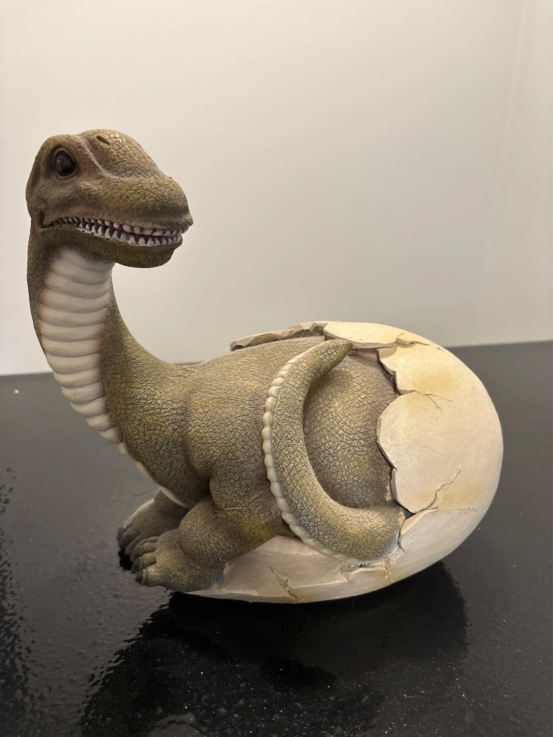 Dinosaur Hatching from Egg Figurine