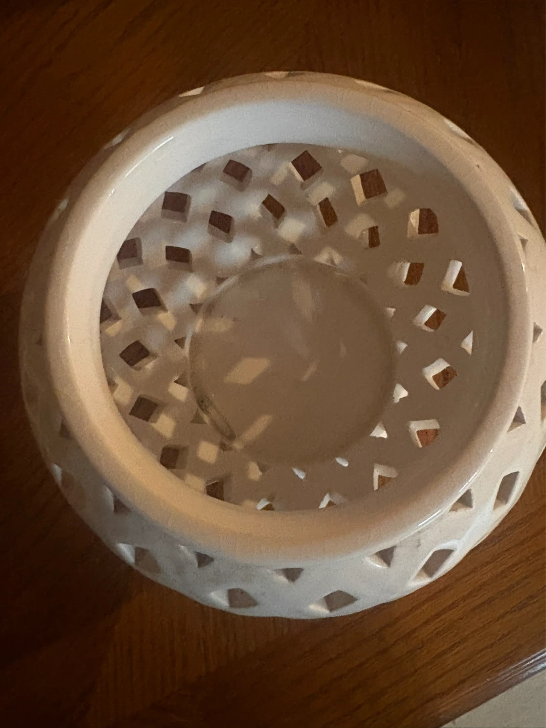 White Ceramic Lantern - photo 2