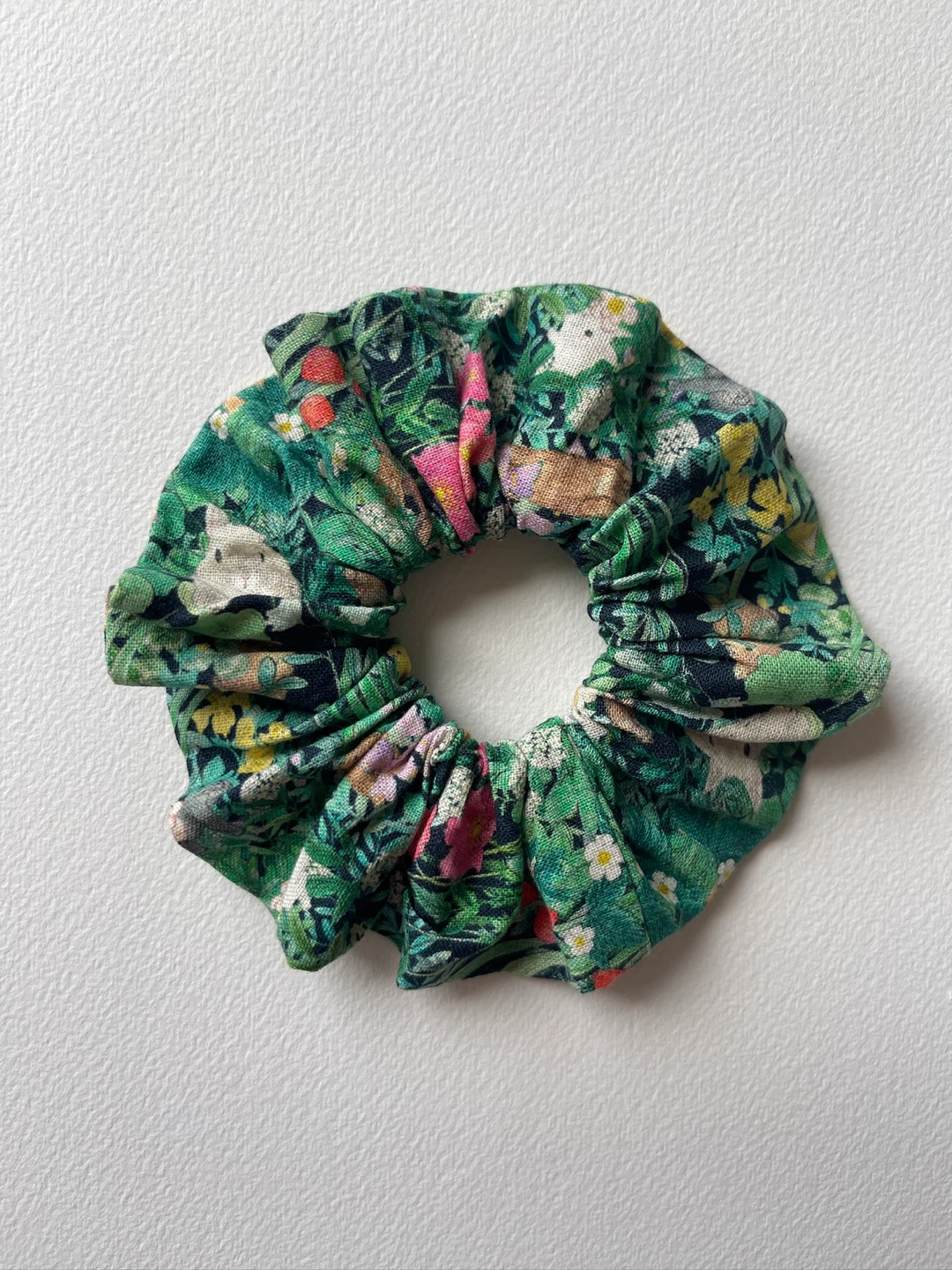 Forest style Floral Scrunchie - photo 2